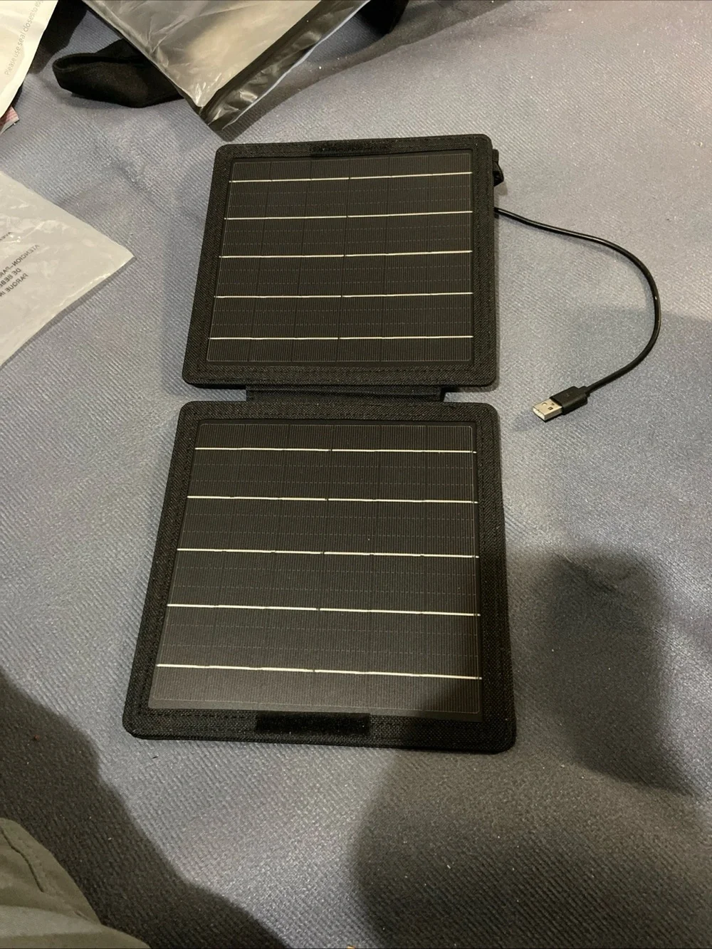 Portable Black USB Solar Charger Panel for Tablets & Accessories